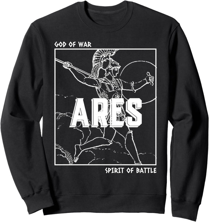 Greek Mythology Ares God Warrior War Spirit of Battle Sweatshirt