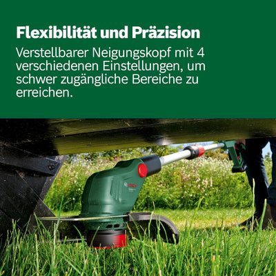 Bosch Akku-Rasentrimmer UniversalGrassCut 18V-26-500 (zum Rasentrimmen und Kantenschneiden; Ladezeit