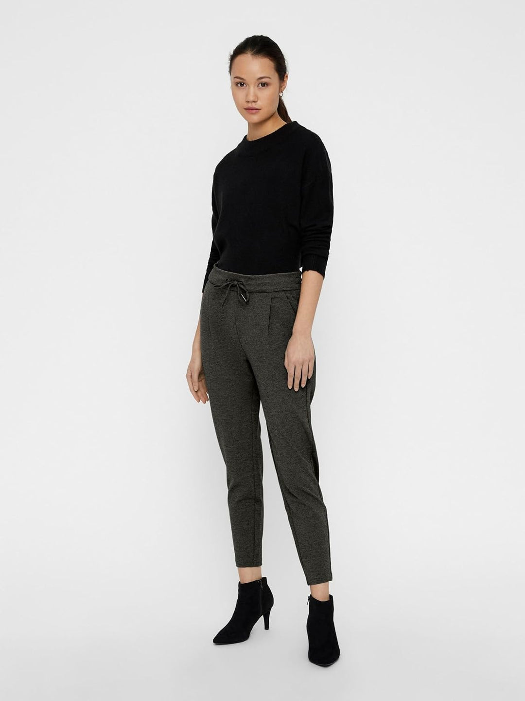 Vero Moda Female Hose VMEVA Mittlere Taille Hose XXS / 28L Peat, XXS / 28L Peat