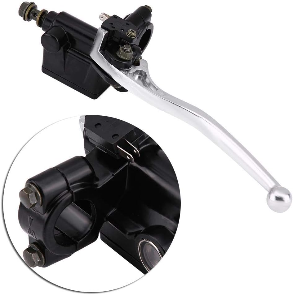 Terisass Hauptbremszylinder vorne,7/8 "22mm Motorrad Bremshebel Pumpe Motorrad Aluminiumlegierung Vo
