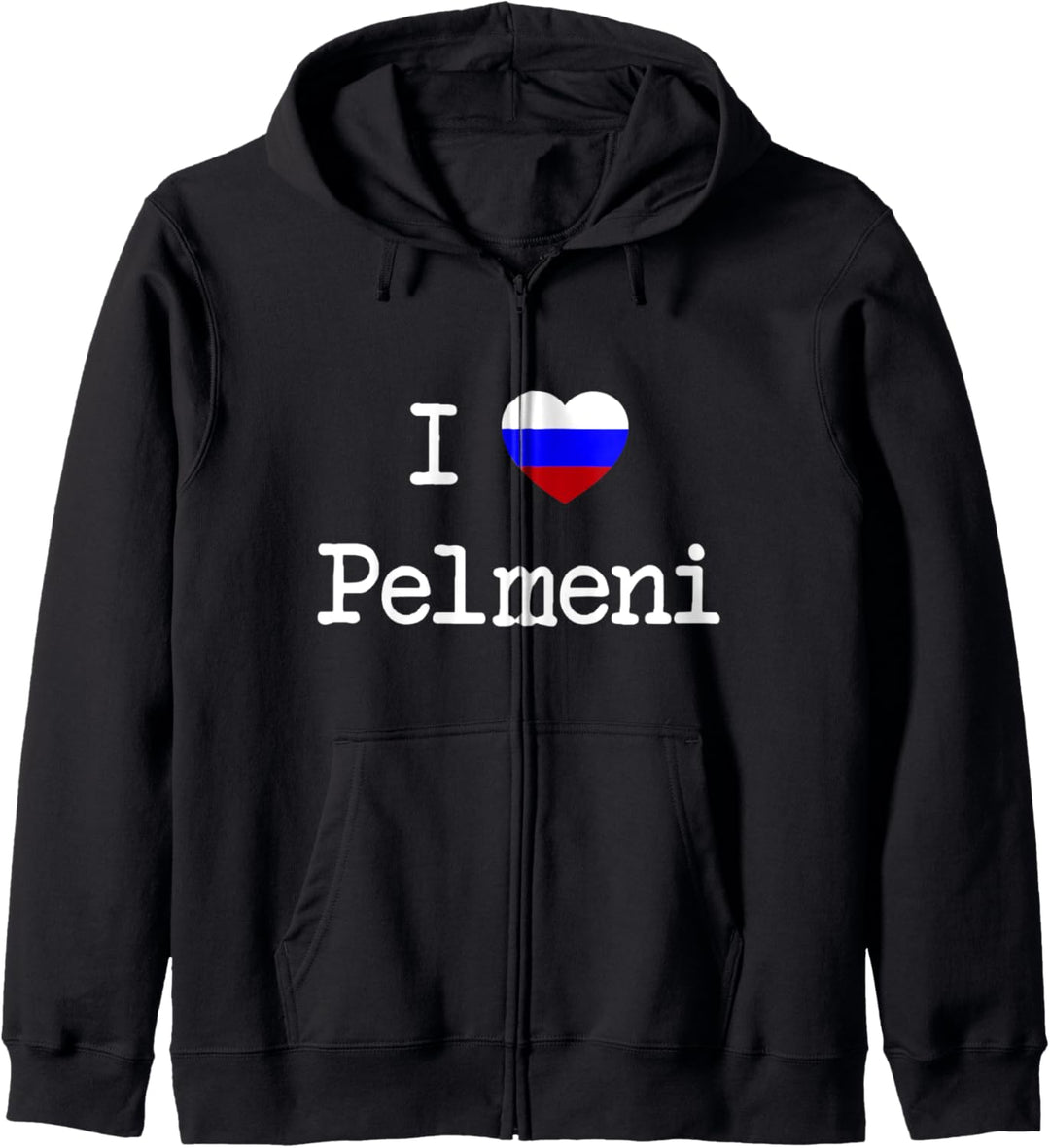 Russland I Love Pelmeni Lustiges Russen Geschenk Russia Kapuzenjacke