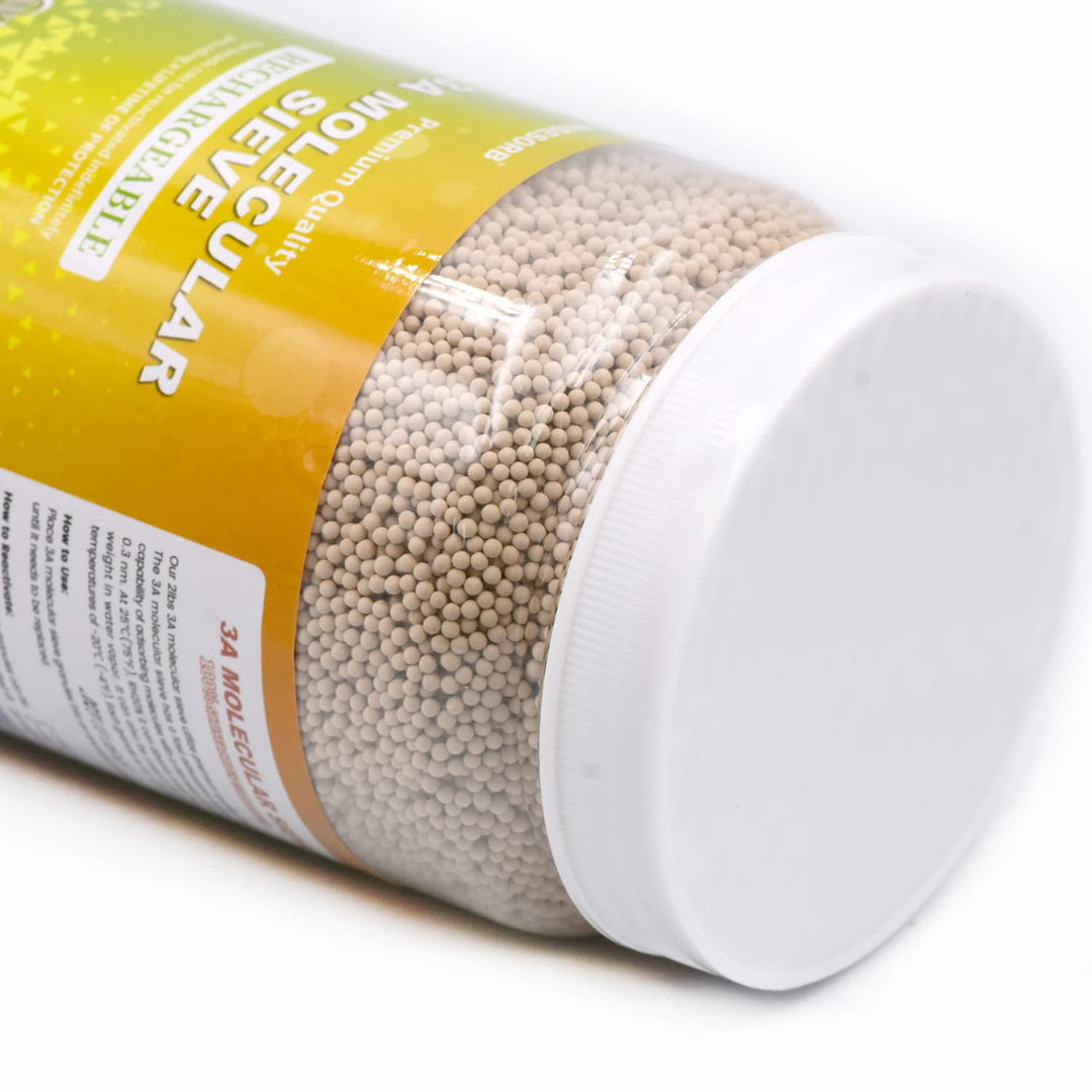 WiseSorb - 900g Molekularsieb 3A Trockenperlen - Wiederverwendbarer Feuchtigkeitsabsorber &amp; Luftentf
