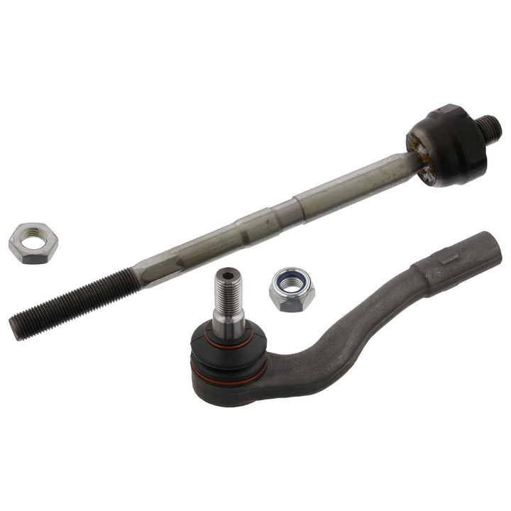 febi bilstein 40248 Spurstange mit Endstück, Mutter und Sicherungsmutter, 1 Stück Vorderachse links,