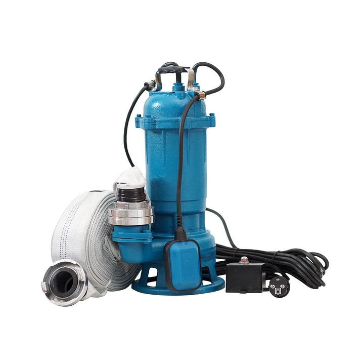 1500W WEISBACH PROFESSIONAL CTR Leistungsstarke Tauchpumpe Fäkalienpumpe Schmutzwasserpumpe mit Zerk