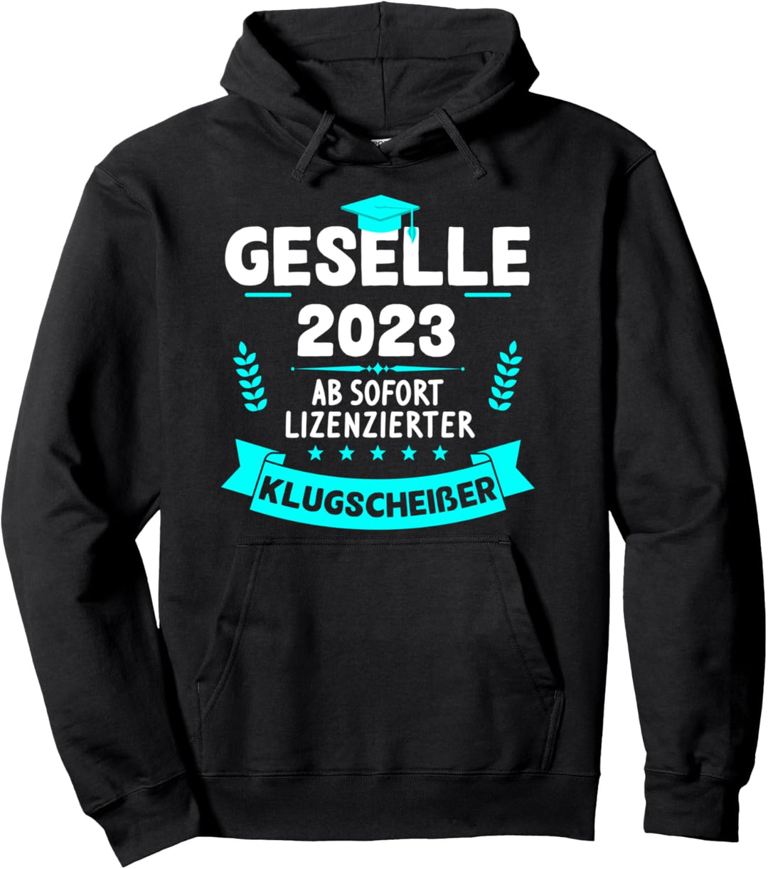 Geselle 2023 Gesellenprüfung bestanden Lehrling Abschluss Pullover Hoodie