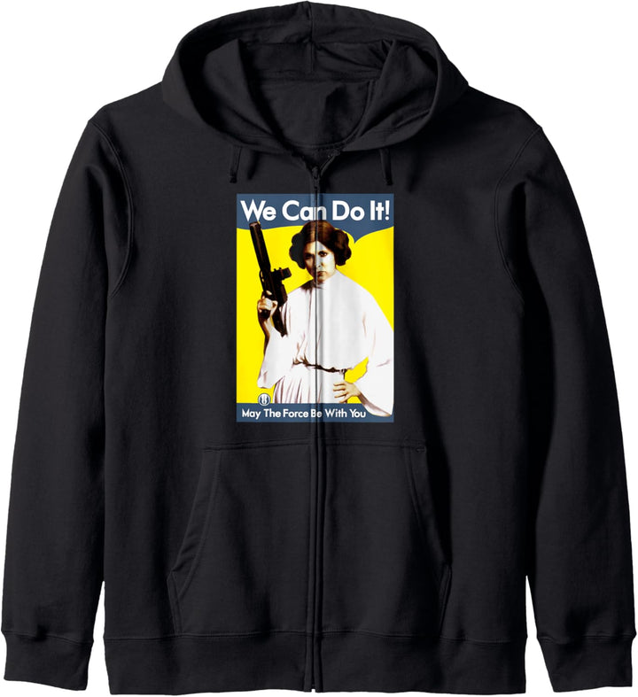 Star Wars Princess Leia We Can Do It! Poster Kapuzenjacke
