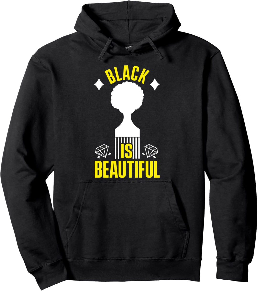 Black Is Beautiful Süsses Mädchen History Month Geschenk Pullover Hoodie