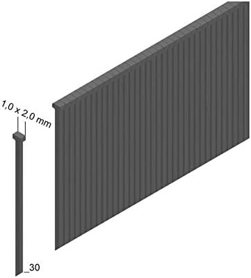 Prebena 2P-J50SDS Luftdruck Druckluftnagler 5-7 bar im Transportkoffer + 5000x Stauchkopfnägel Brads
