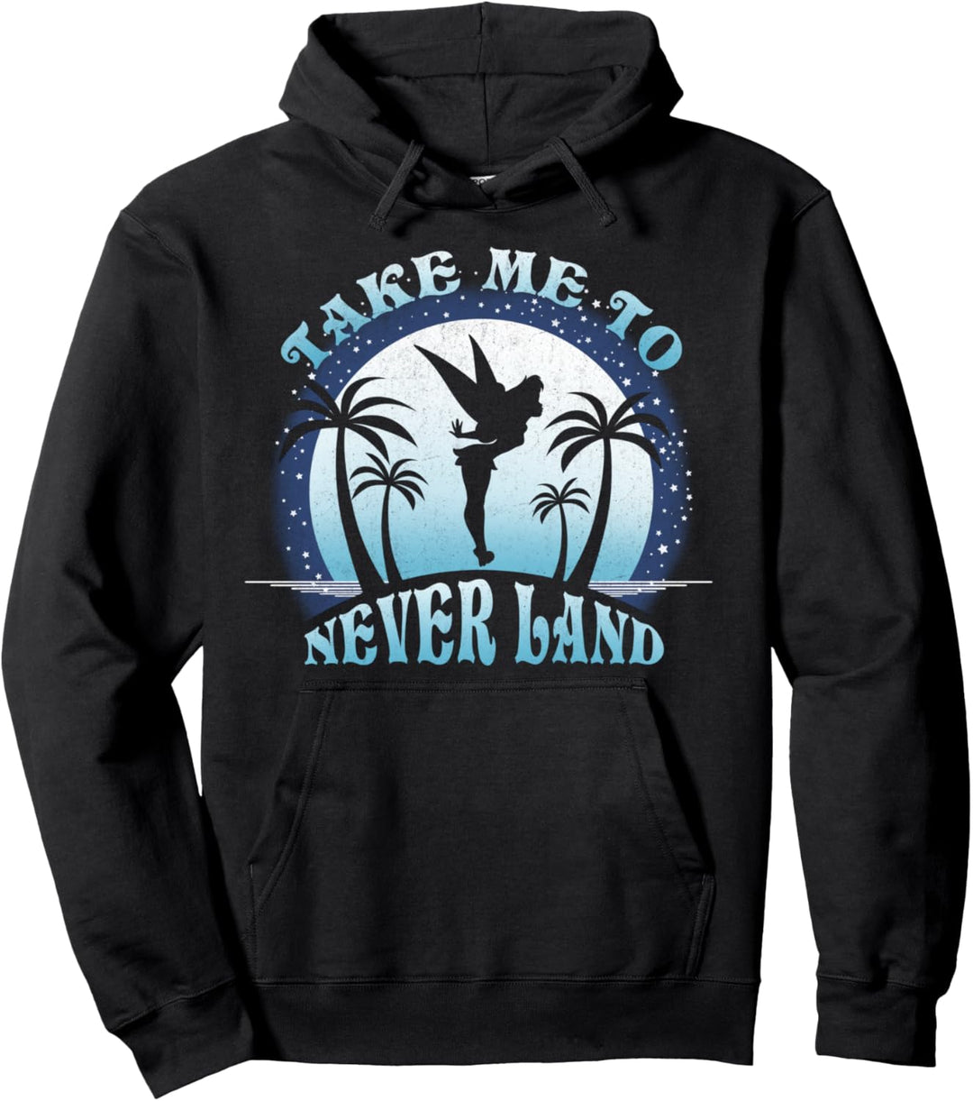 Disney Peter Pan Take Me To Never Land Silhouette Pullover Hoodie