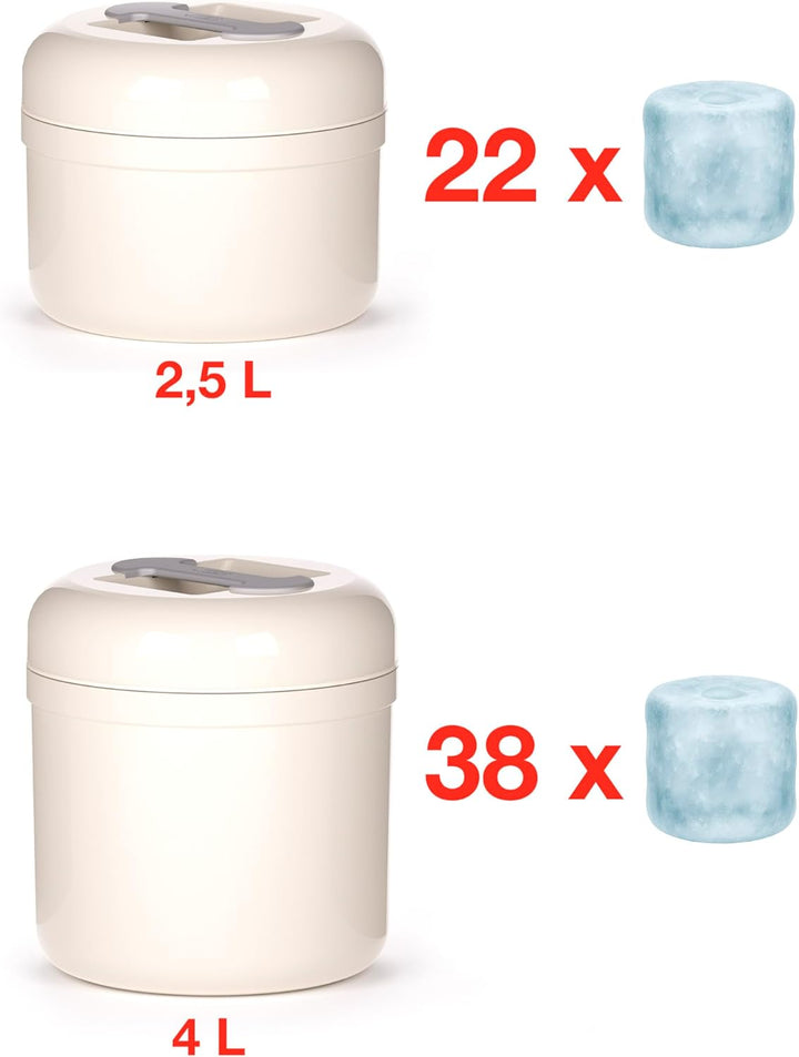 Valira 6213/1 Eiskübel 4 Liter weiss, Kunststoff