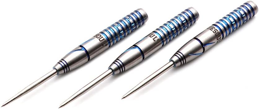 CUESOUL PINK/BLAU/GRÜN GEM Stone 21g/22g Stahlspitze 90% Tungsten Dart Set mit Uniformity Titanium C