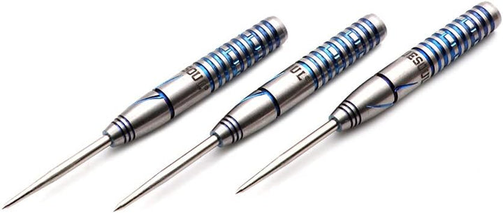 CUESOUL PINK/BLAU/GRÜN GEM Stone 21g/22g Stahlspitze 90% Tungsten Dart Set mit Uniformity Titanium C