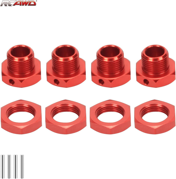RCAWD Sechskant- und Radmutter, 17 mm, für ARRMA 6S, Fireteam 6S, Kraton 6S, Notorious 6S, Outcast 6