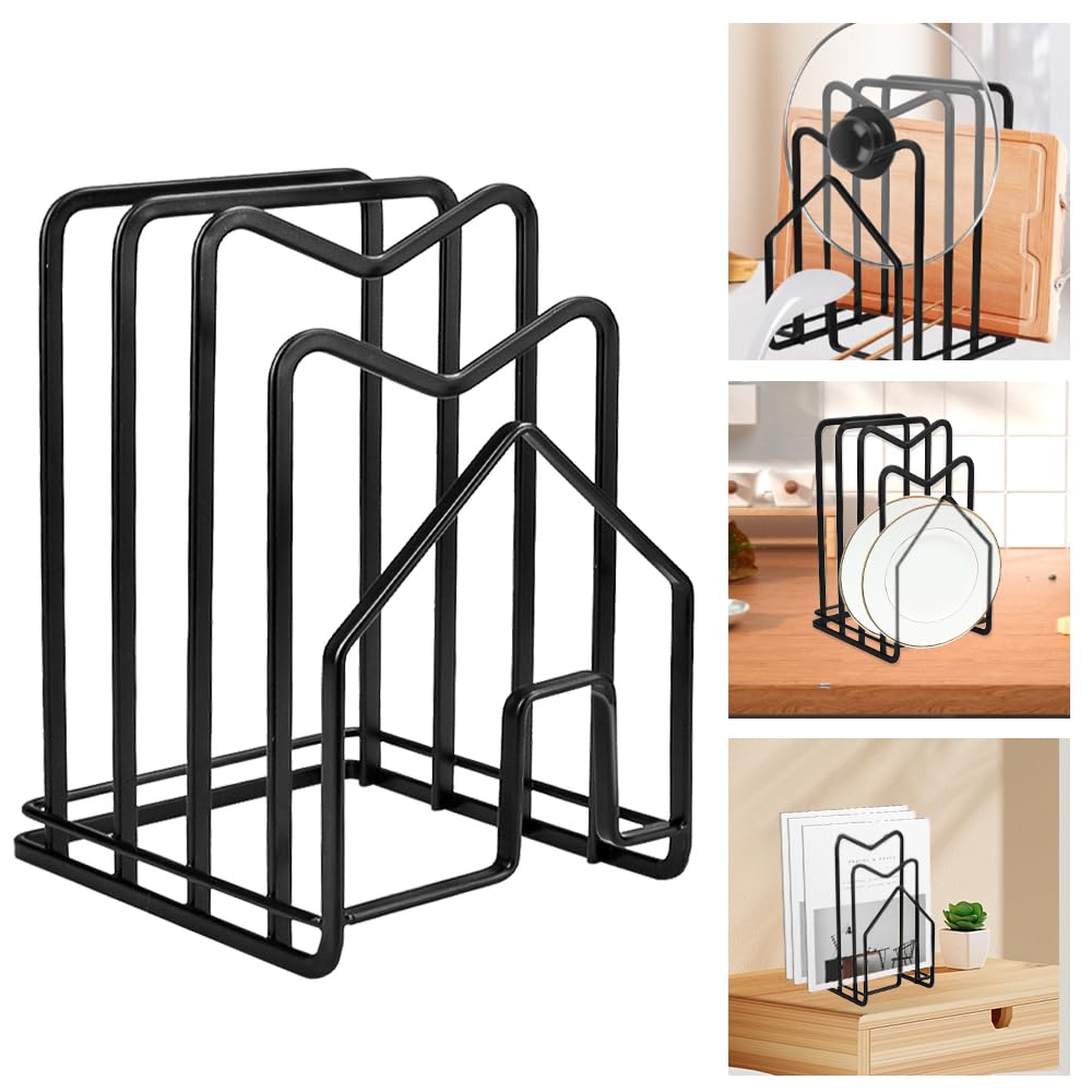 LIMITADA Schneidebrett Rack Schneidebrettständer Schwarz Schneidebrett Halter Ständer Schneidebrett