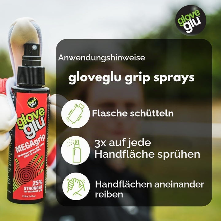 Glove Glu Just Grip Essentials Bundle inklusive Original 50 ml Megagriff 50 ml Aquagrip