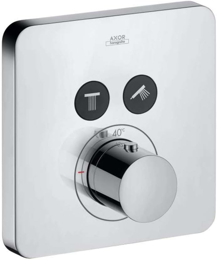 AXOR ShowerSelect Unterputz Thermostat, für 2 Funktionen, Chrom 2 Verbraucher