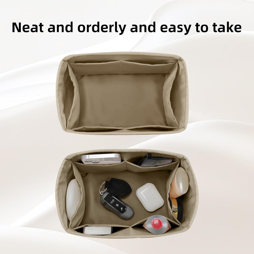 DGAZ Handtasche Tasche Organizer, Seide Innentaschen für LV Speedy Nano/20/25/30/35/40/45 Tasche, Le