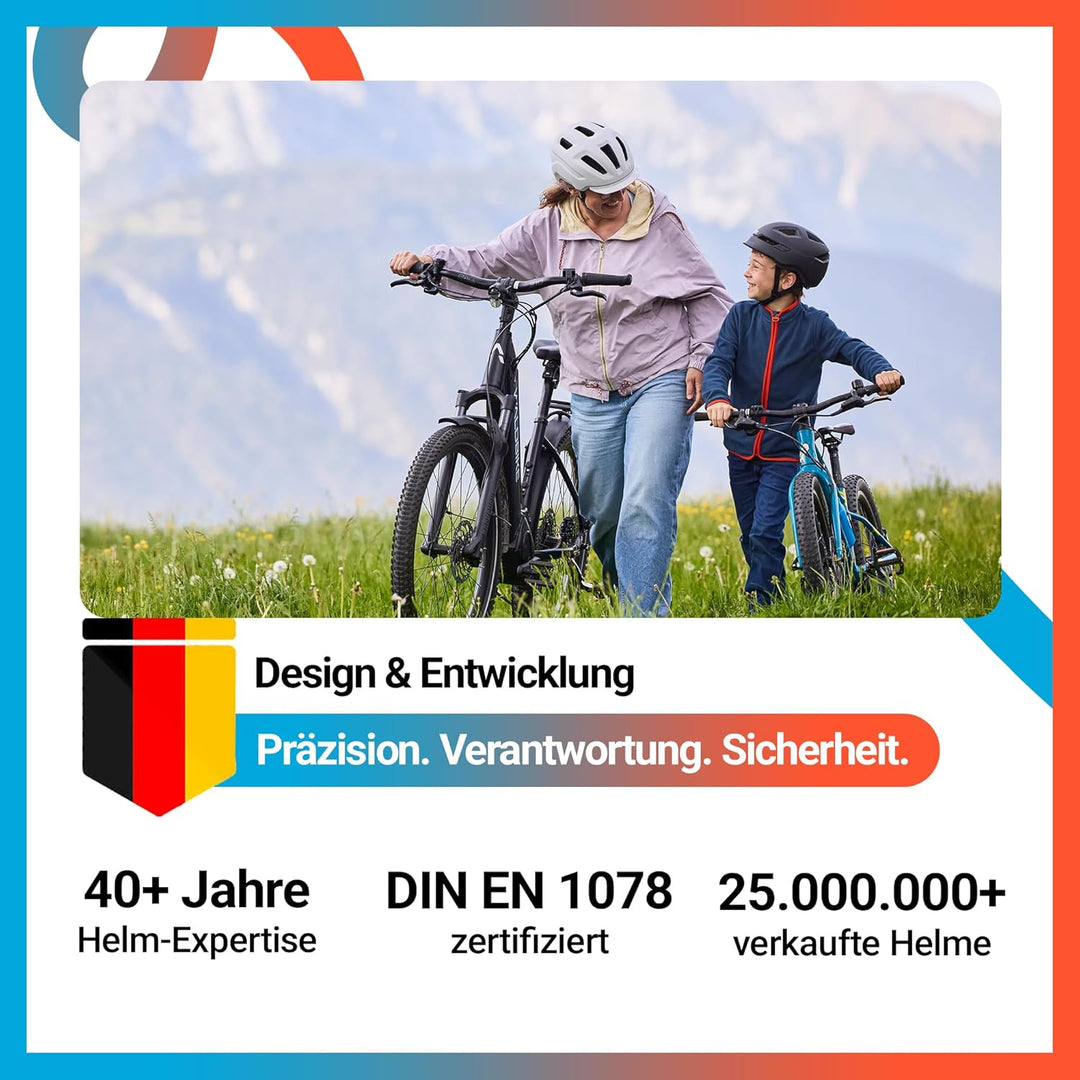 KED Unisex Jugend Pop Fahrradhelm M | 52-56cm Blau, M | 52-56cm Blau