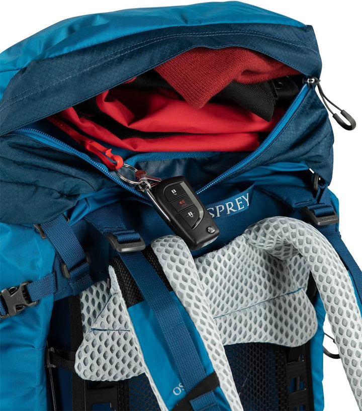Osprey Europe Herren Atmos Ag Lt 65 Backpack Schwarz S-M, Schwarz S-M