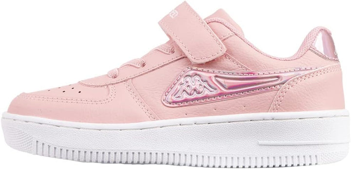 Kappa Unisex Kinder Sneaker Turnschuhe STYLECODE 260852K schwarz 28 EU Rosé White, 28 EU Ros&#xE9; W