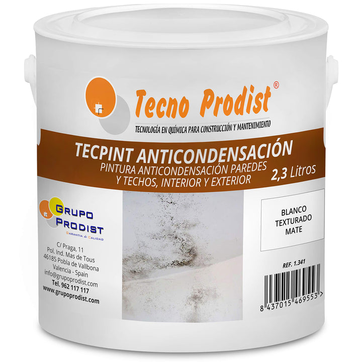 Tecno Prodist TECPINT ANTIKONDENSATION (2,3 Liter) - Anti-Kondensations Farbe auf Wasserbasis für in