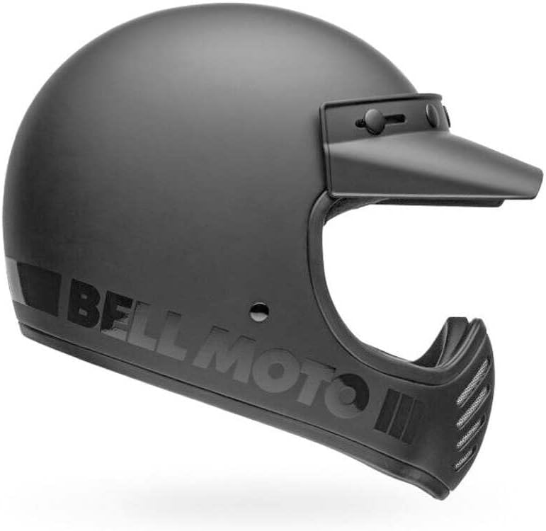 Bell Moto-3 Classic Motocross Helm (Black Matt,L (59/60))
