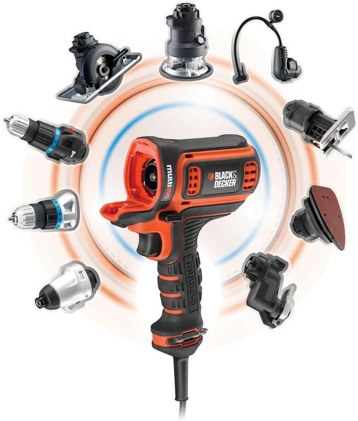 Black+Decker Multievo Oszillier-Kopf (Multifunktionswerkzeug-Zubehör, werkzeugloser SuperLok-Zubehör
