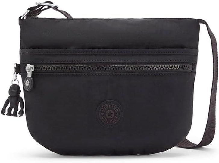 Kipling Damen Arto Crossbody, Schwarz (Black), 25x21x3 centimeters (B x H T) EU Black Noir, Black No