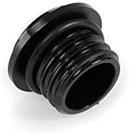 Tankdeckel CNC1 für Harley Davidson Dyna Street Bob 06-17 schwarz