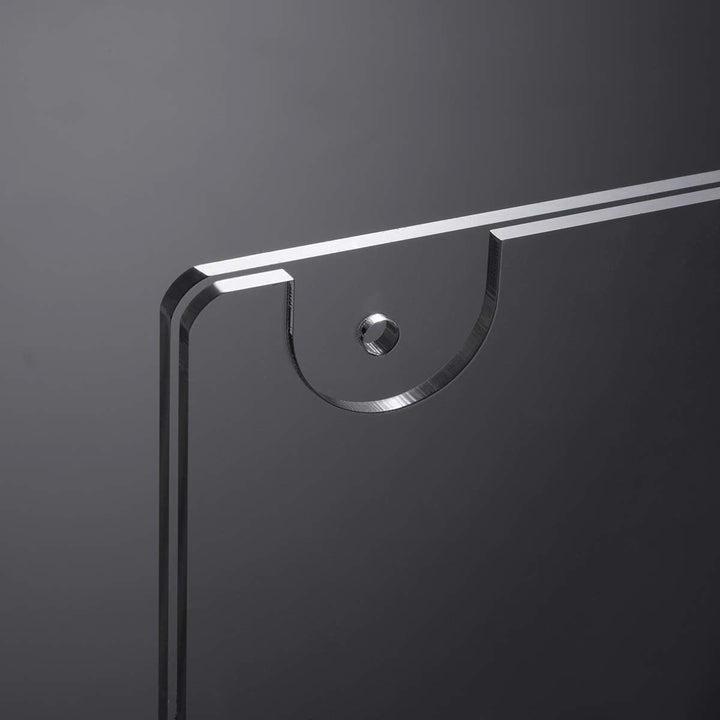 HIIMEI Mehrweg Plakattasche DIN A4 Werbedisplay, 4er A4 Acrylglas Posterhalter/Werbeschilder, Transp