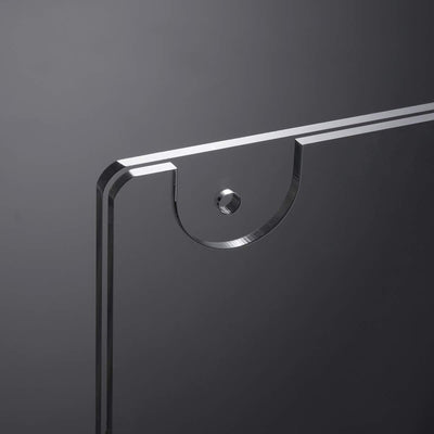 HIIMEI Mehrweg Plakattasche DIN A4 Werbedisplay, 4er A4 Acrylglas Posterhalter/Werbeschilder, Transp