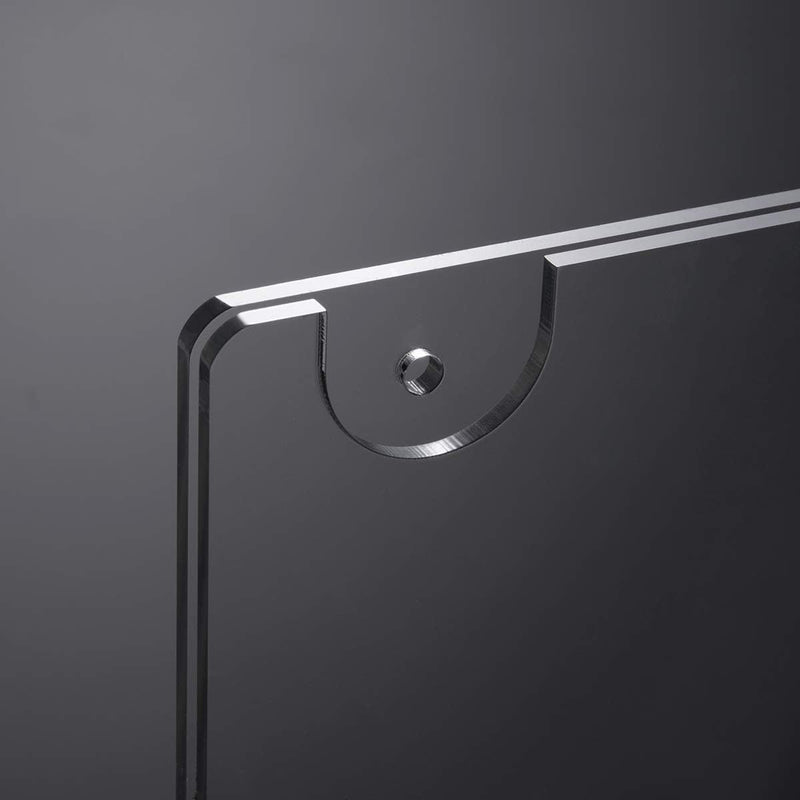HIIMEI Mehrweg Plakattasche DIN A4 Werbedisplay, 4er A4 Acrylglas Posterhalter/Werbeschilder, Transp