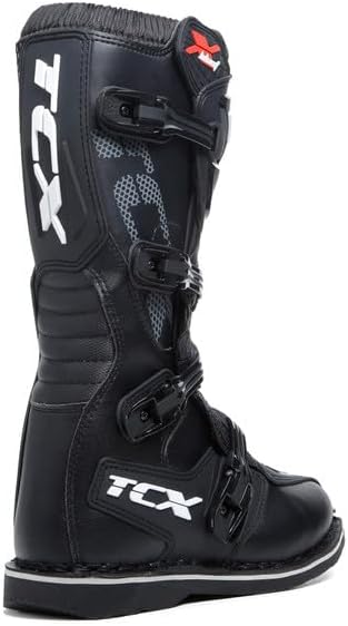 TCX Herren X-Blast Motorradstiefel 44 EU Schwarz, 44 EU Schwarz