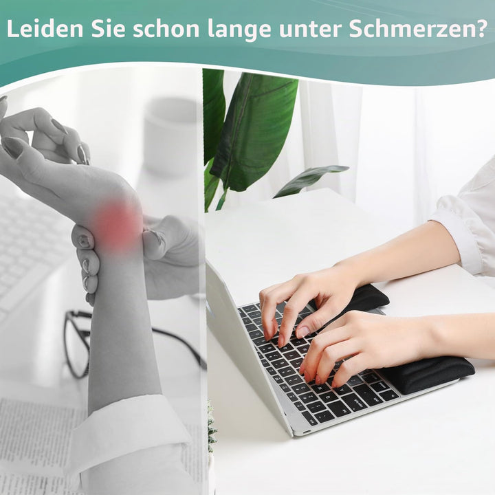 Handgelenkstützen für Laptop und Tastatur Ergonomische Memory Foam Laptop Handgelenkstütze für Handg