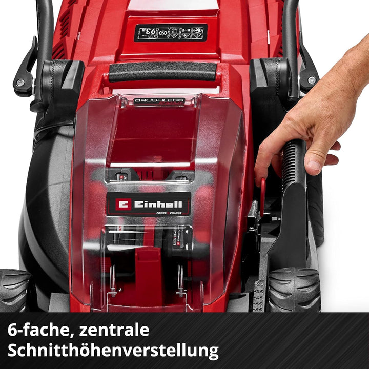 Einhell Akku-Rasenmäher GE-CM 36/36 Li Kit Power X-Change (36 V, 36 cm Schnittbreite, bis 400 m², Br