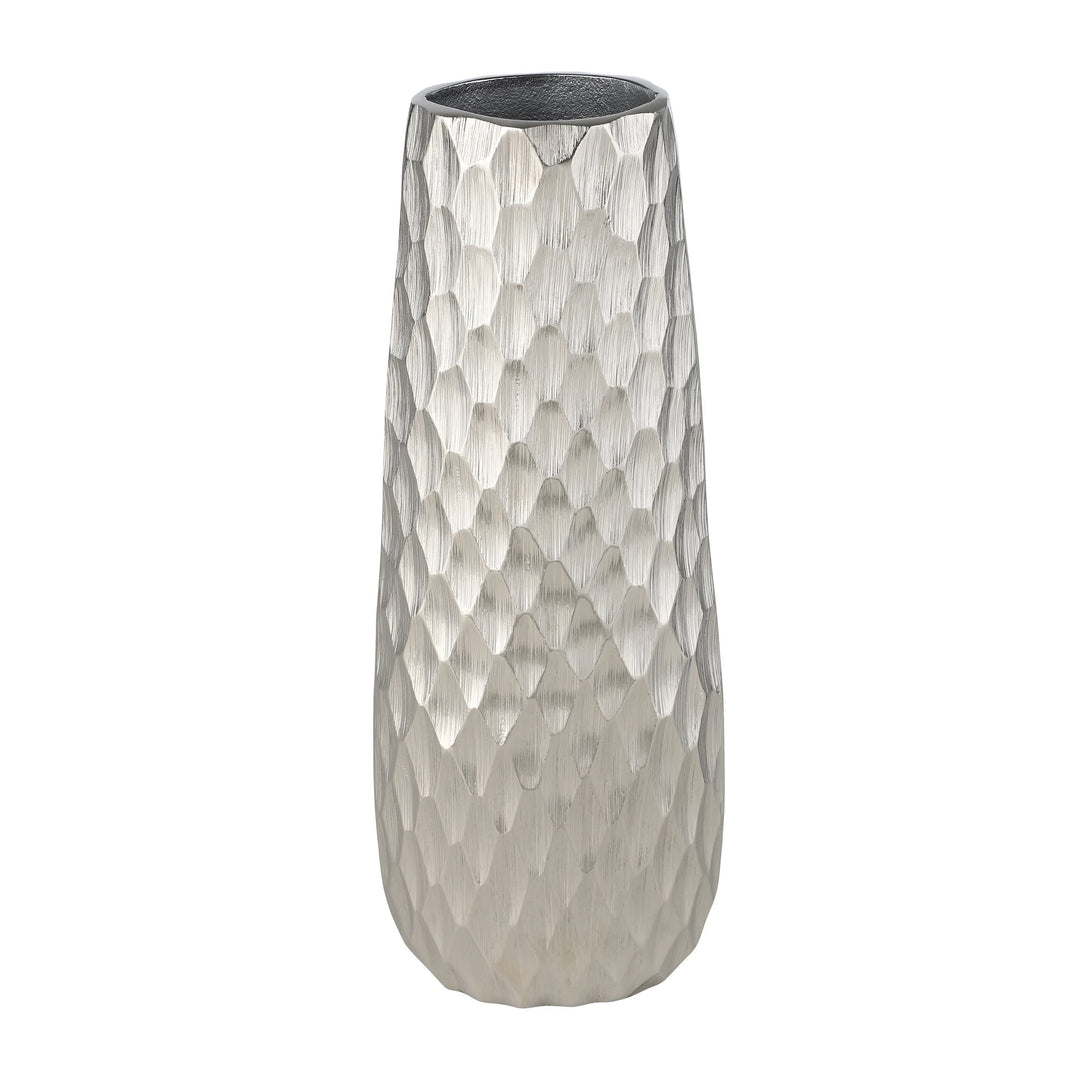 EGLO LIVING Metallvase Nilgaut, Elegante Deko Vase, gehämmerte Dekovase für Wohnzimmer, Blumenvase a