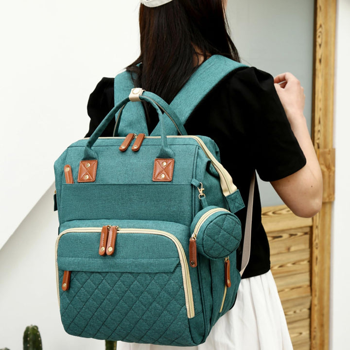 Wickeltasche Rucksack Baby Wickelrucksäcke mit Grosser Kapazität Tragbare Reisewindeltasche mit falt