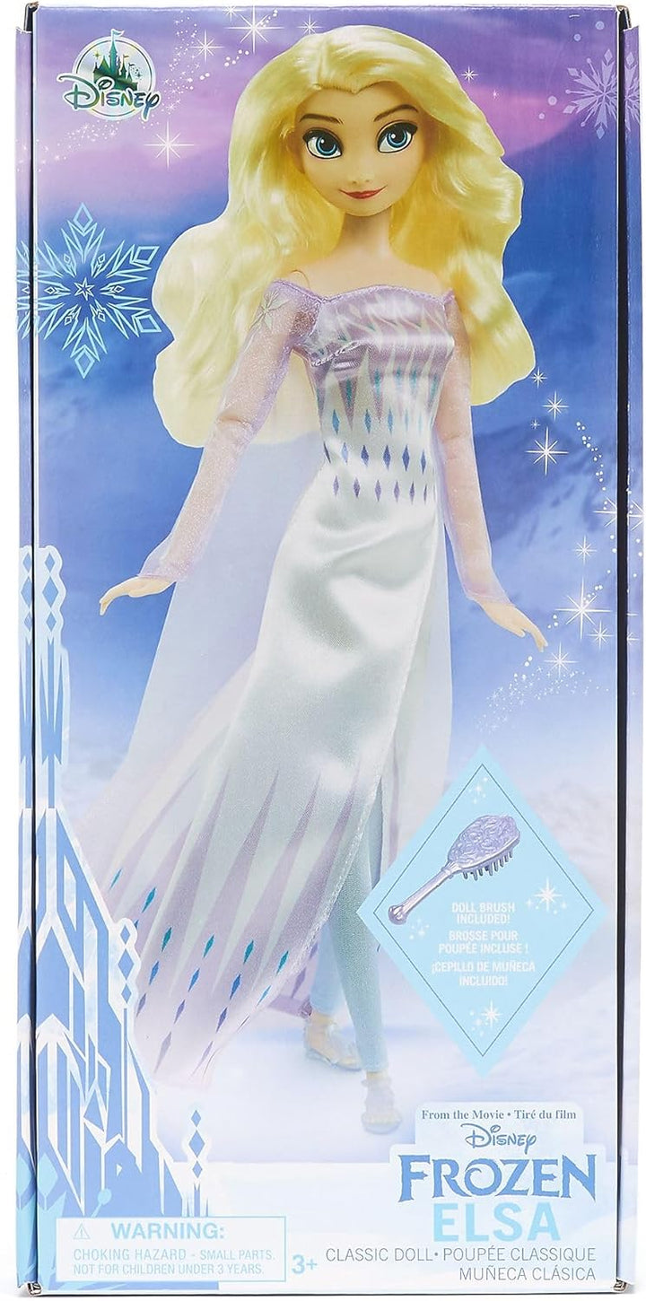 Disney Store Official - Die Eiskönigin 2 - ELSA - Klassische Puppe - 29 cm/11" - Voll bewegliche Dis