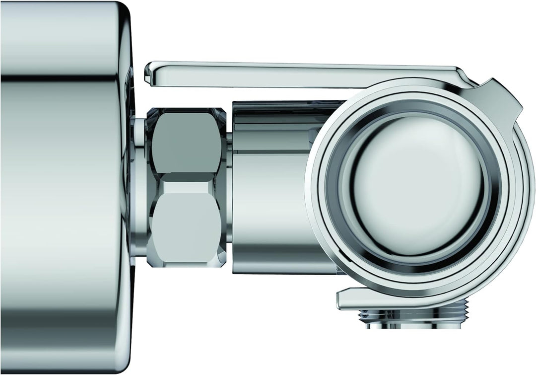 Ideal Standard A7695AA Ceratherm T50 Brausethermostat Aufputz, mit Wrap-Over-Ablage, Chrom