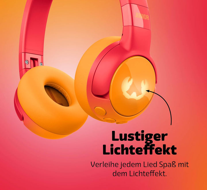 Fresh 'n Rebel Code Junior, kabellose Bluetooth-Kopfhörer für Kinder, sicherer Klang (, Funny Fox