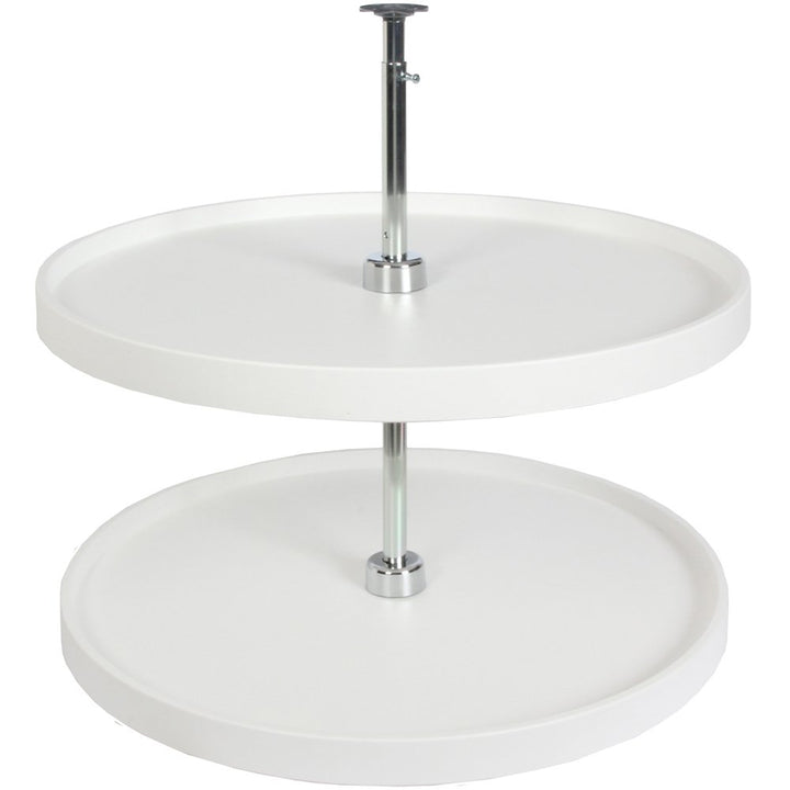 Knape & Vogt PFN28ST-W Lazy Susan Schrank-Organizer, aus Polymer, 31,5 x 28 x 28 cm, Weiss 31.5-Inch