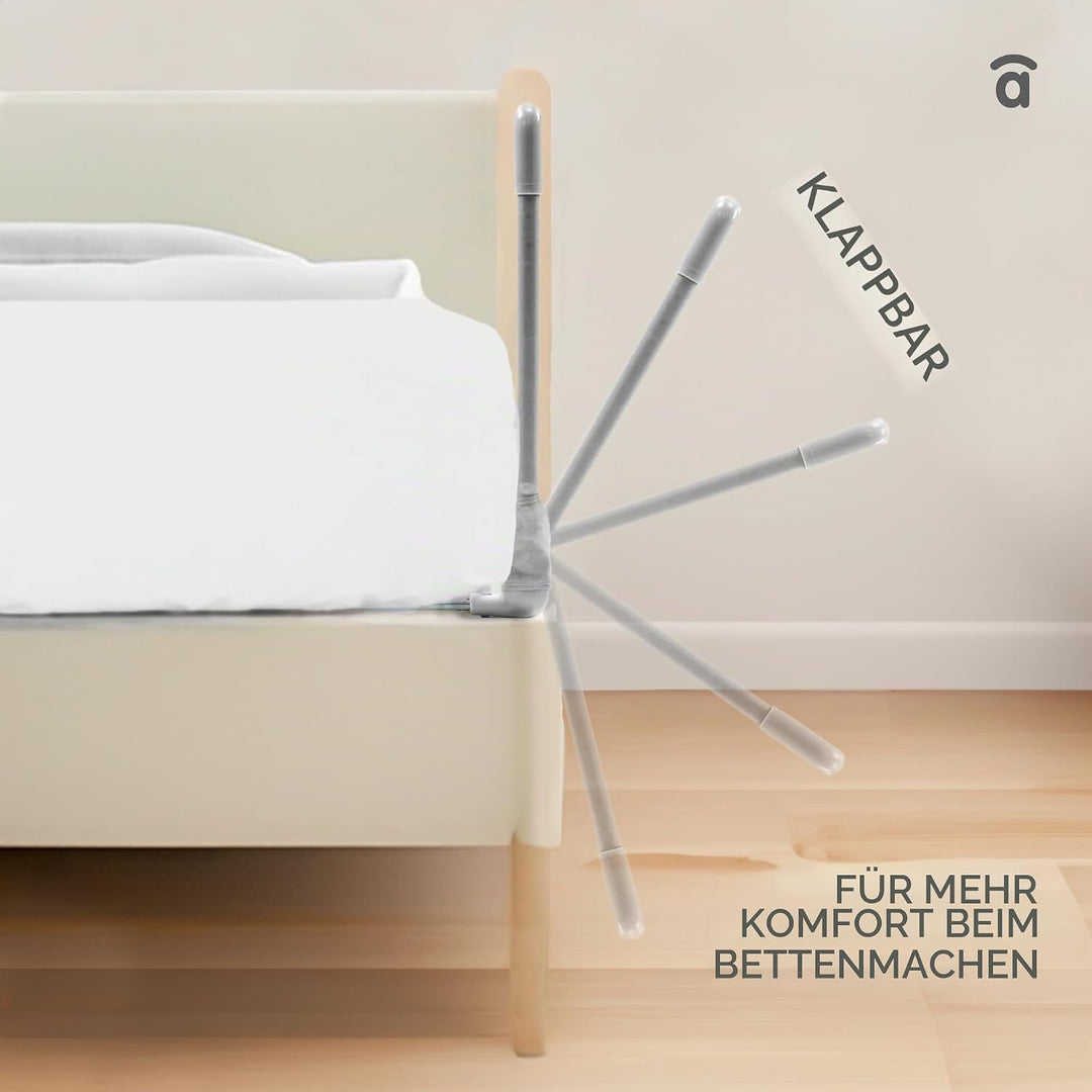 ASALVO 151505.0 Bettgitter 150 x 43,5 cm, Weiss Weiss, Weiss