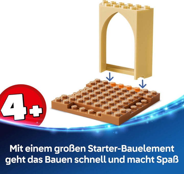 LEGO ǀ Disney Vaiana Vaianas Hütte und Boot - Lernspielzeug mit 2 Mini Puppen und Pua Tierfigur - Ge