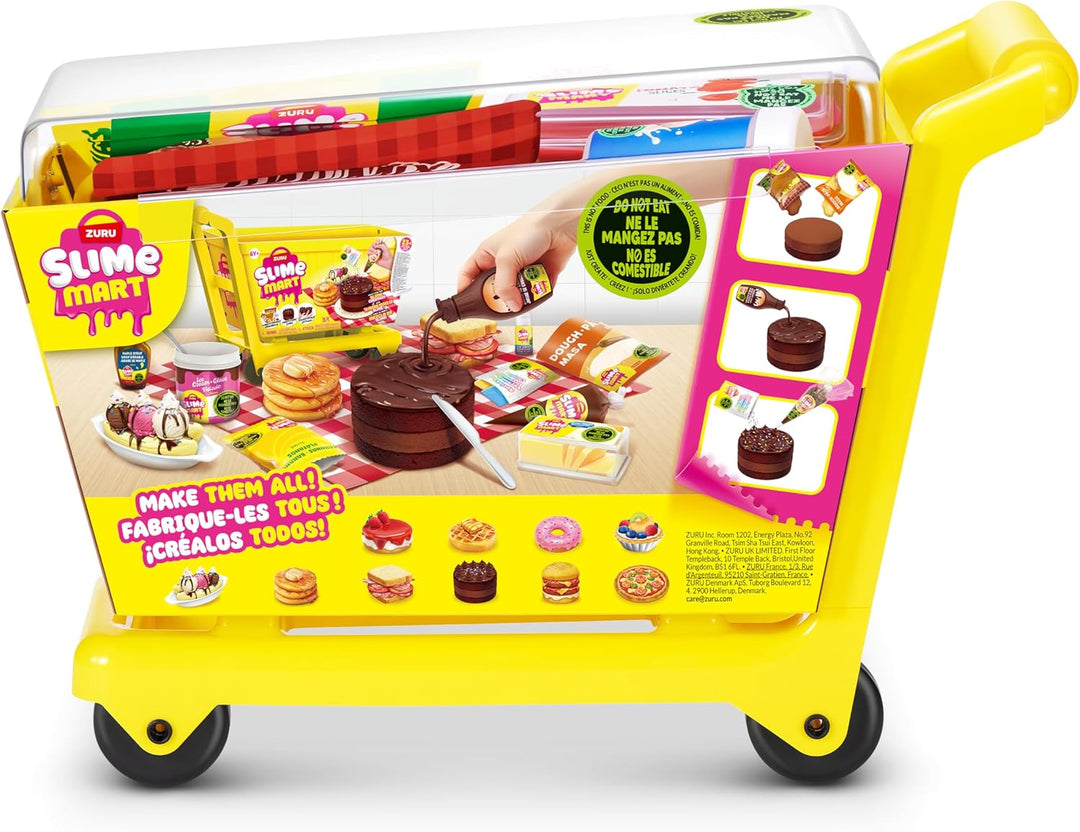 Slime Mart Einkaufswagen ZURU,Schleimmassen-Spielzeug, Basteln für Kinder und Kidults Soft-Schleim-H
