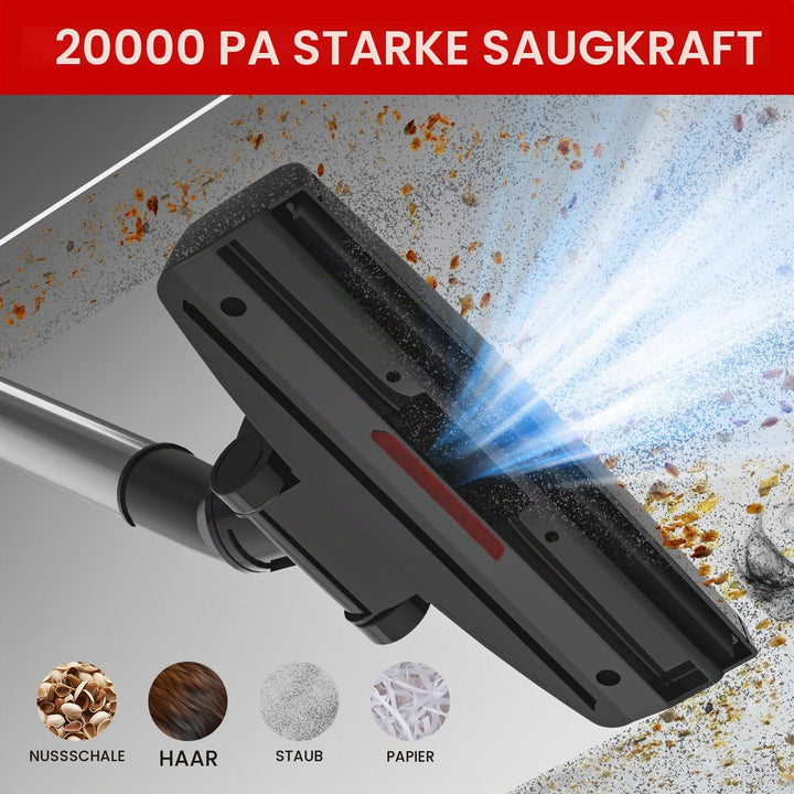 Staubsauger,20KPa/500W,Kabelstaubsauger,Staubsauger mit 5 Kabel,Handstaubsauger für Harte Böden/Tier