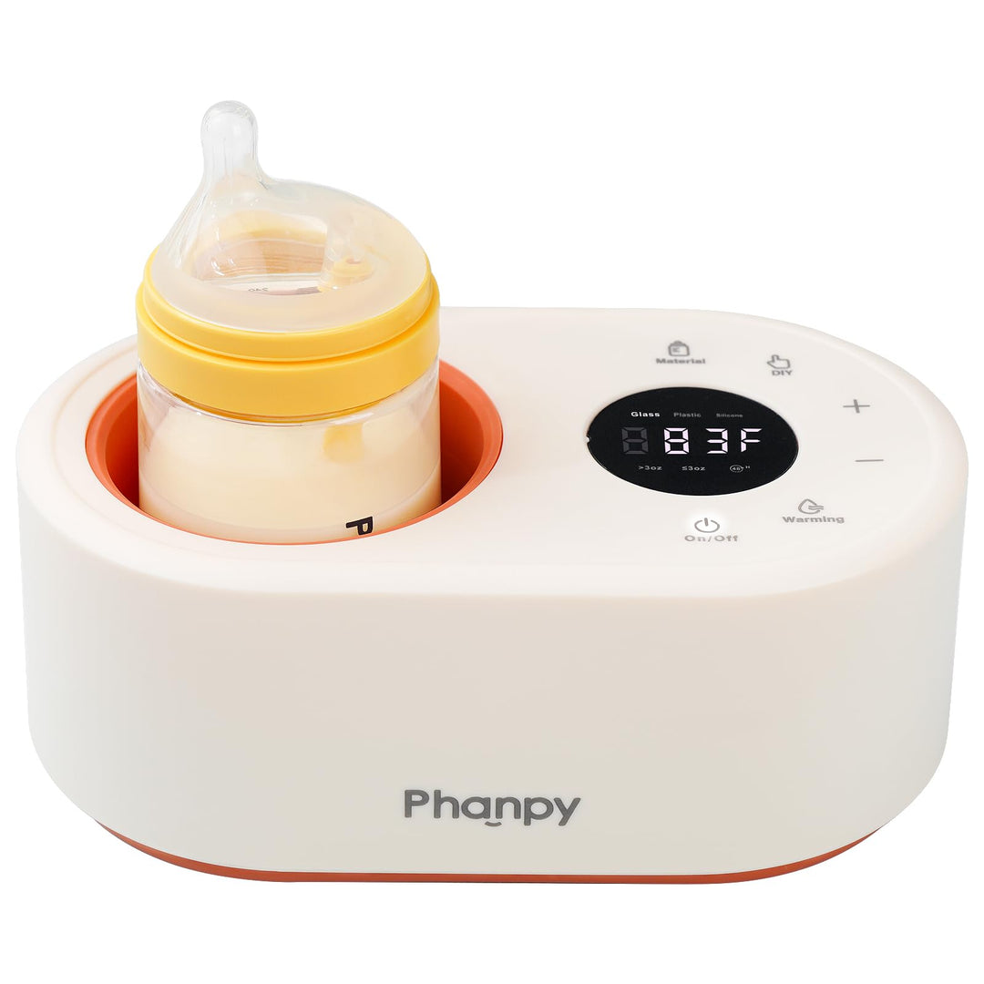 Phanpy Flaschenwärmer, 12 in 1 Multifuntion Schneller Babyflaschenwärmer für Muttermilch, Tragbarer