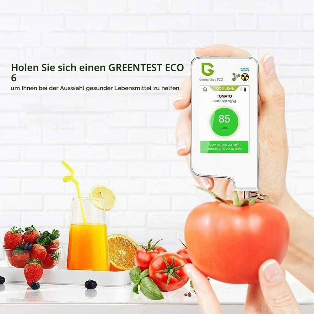 Greentest Eco 6 Geigerzähler + Nitrattester Fleisch Fisch TDS Wassertester dosimeter Strahlenmessger