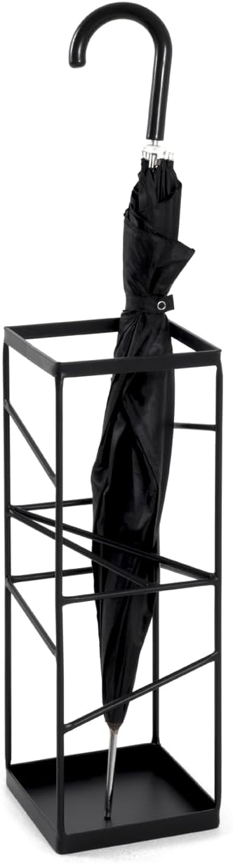 HAKU Möbel Schirmständer, Metall, schwarz, B 17 x T 17 x H 49 cm, Schwarz