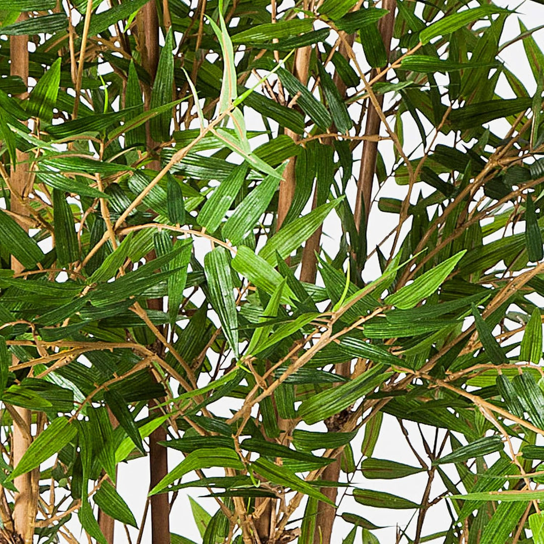 artplants.de Künstlicher Japanischer Bambus KANAYO, 4055 Blätter, grün, 210cm - Kunst Bambus - Deko