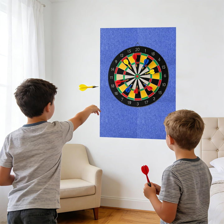 Dartboard Wandschutz, Filz Dartscheibe Wandschutz Selbstklebend, Wandumrandung für Dartboard, Filz-D